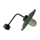 Outdoor enamelled tole wall lamp