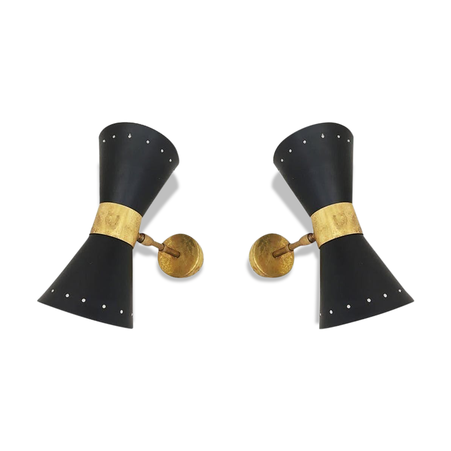 Wall lamps in the style of Italian creations of the 50s