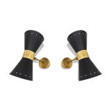 Wall lamps in the style of Italian creations of the 50s