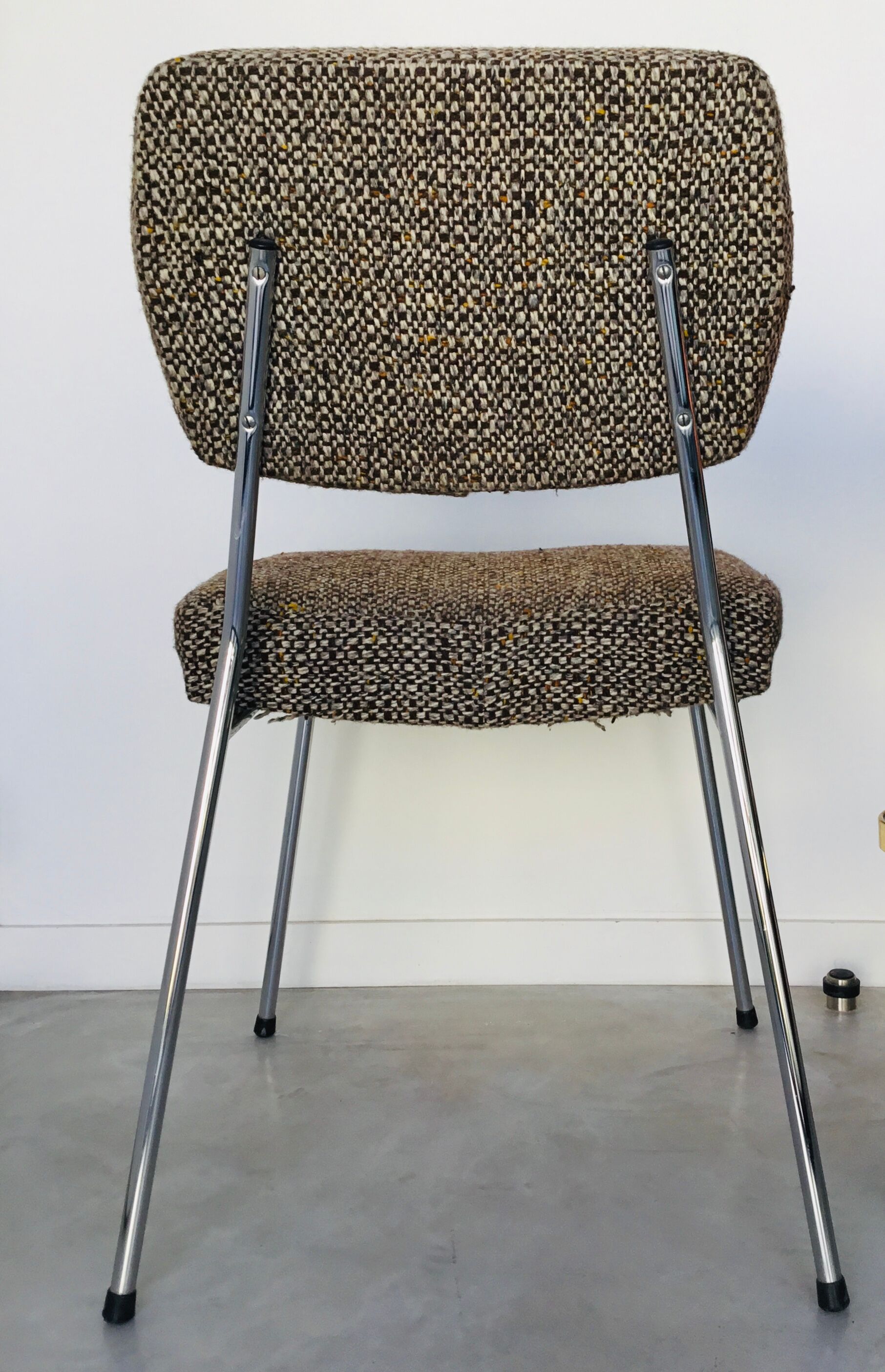 Vintage wool office chair, Vog seats 1960