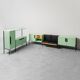 Buffets en bois canapé vert 2 places 60s vintage moderne