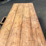 Table de ferme pied fuseau