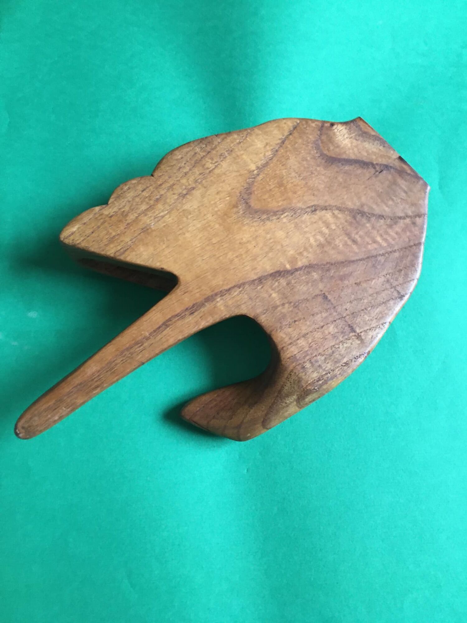 Hand carved in wood