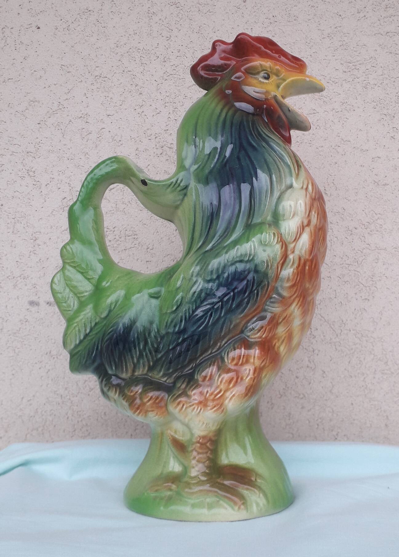 Saint Clement rooster pitcher