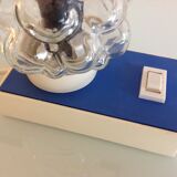 Bubbled glass bedside lamp by Helena Tynell 60/70