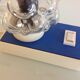 Bubbled glass bedside lamp by Helena Tynell 60/70