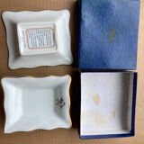Set of 2 vintage butter dish