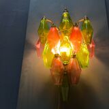 Murano Glass Poliedri Sconces, Italy, 1980s - Set of 2