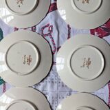 6 coupelles fleuris