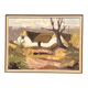 Original Swedish Oil on Canvas – "Farm" by Jörgen Bruun – Signed – Vintage and Framed – 41 × 31 cm (16.1" × 12.2")