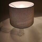 Mid-century Swedish crystal table lamps from Orrefors by Carl Fagerlund.