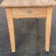 Renovated farmhouse table in solid oak from the 18th century with drawer, 150cm.