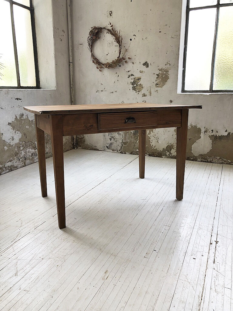 Pine and oak farm table