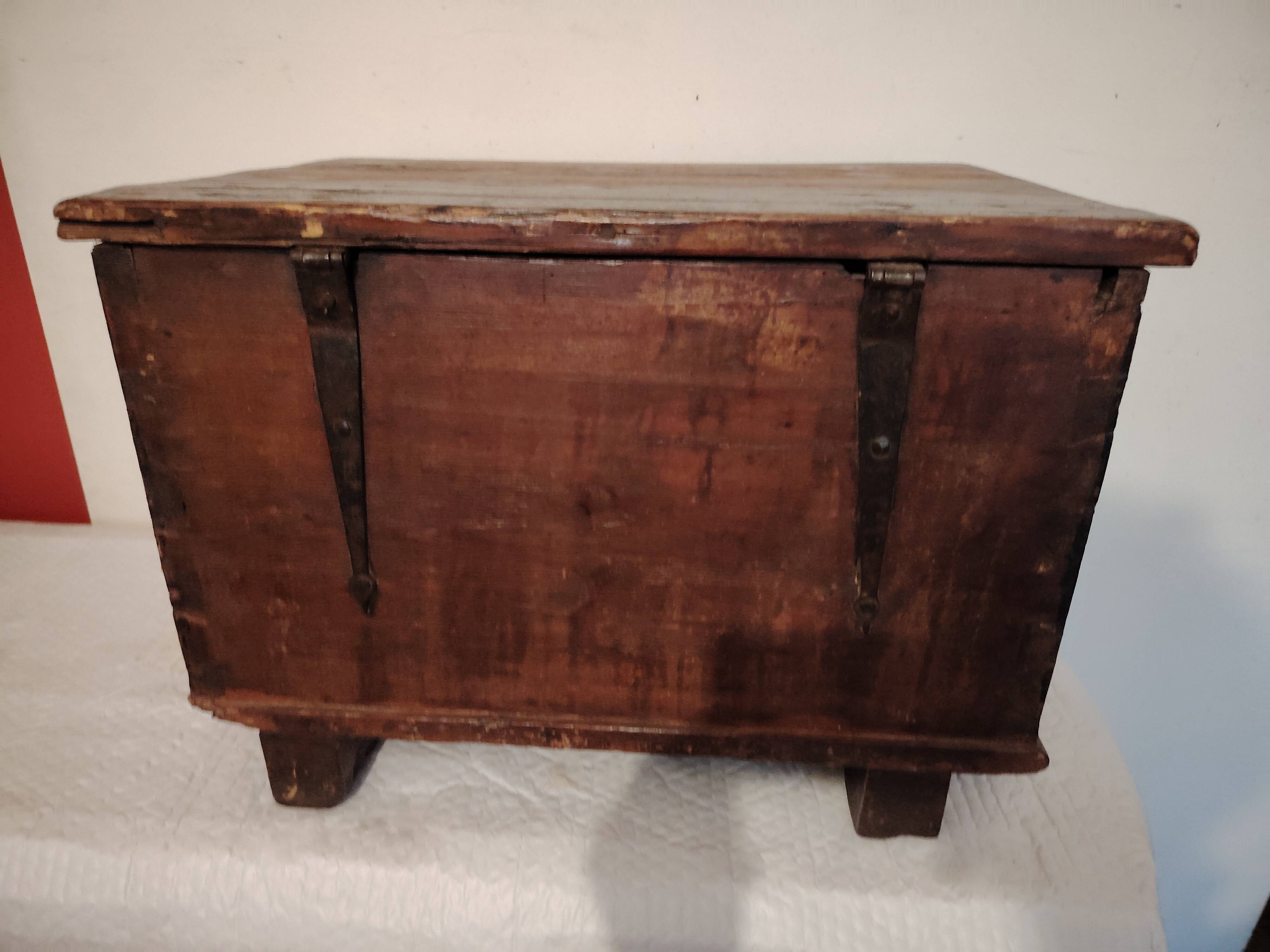 Solid oak chest