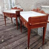Pair of toilet tables