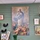 Large painting of the Virgin Mary