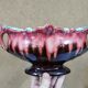 Paire de vase + jardinière art nouveau barbotine dl france garniture de cheminée