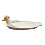 Porcelain duck dish