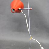 1960s Josef Hurka Red Table Lamp for Lidokov , Czechoslovakia