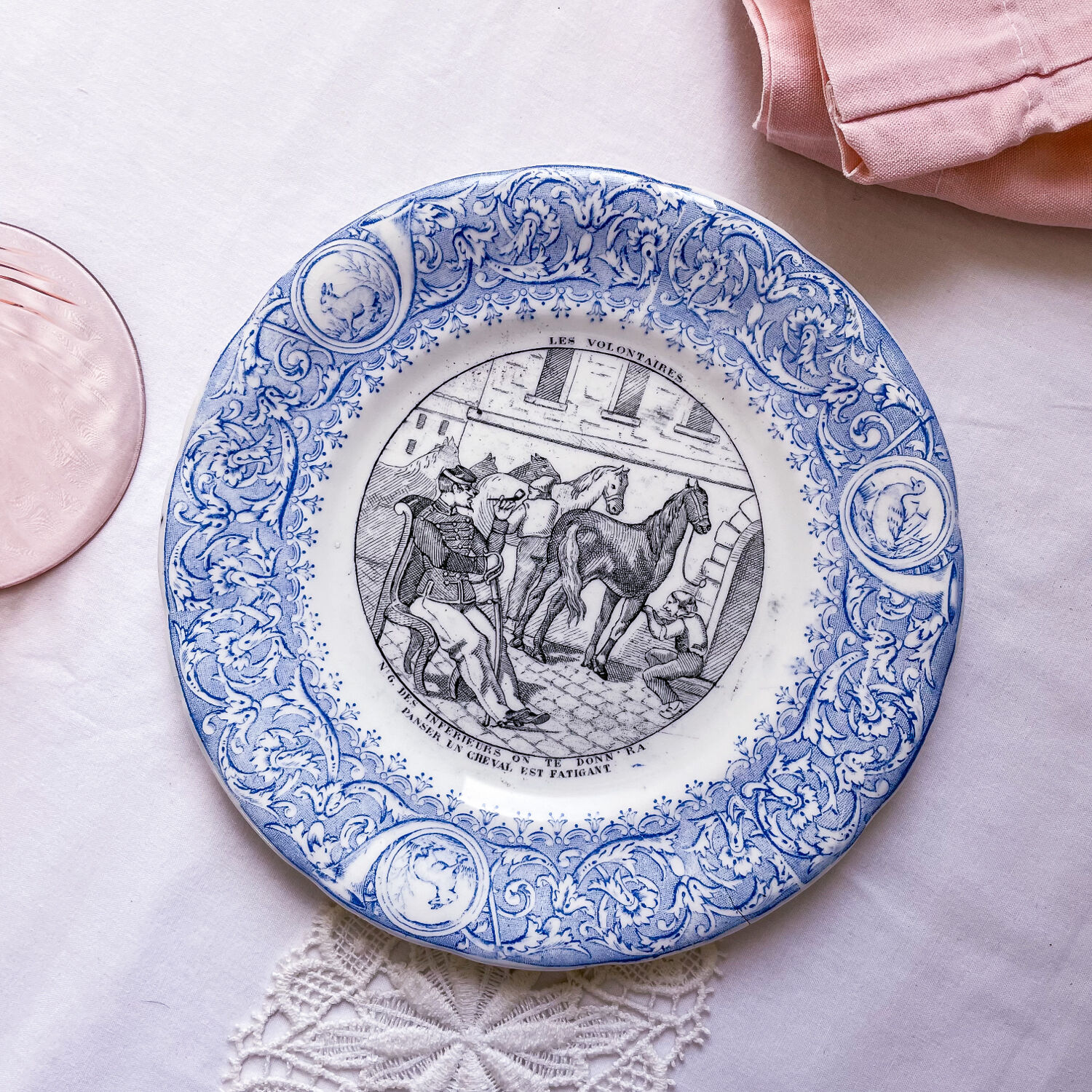 Luneville talking plate collection