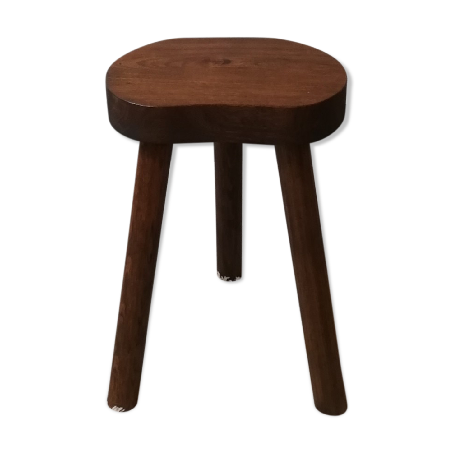Tripod wood stool