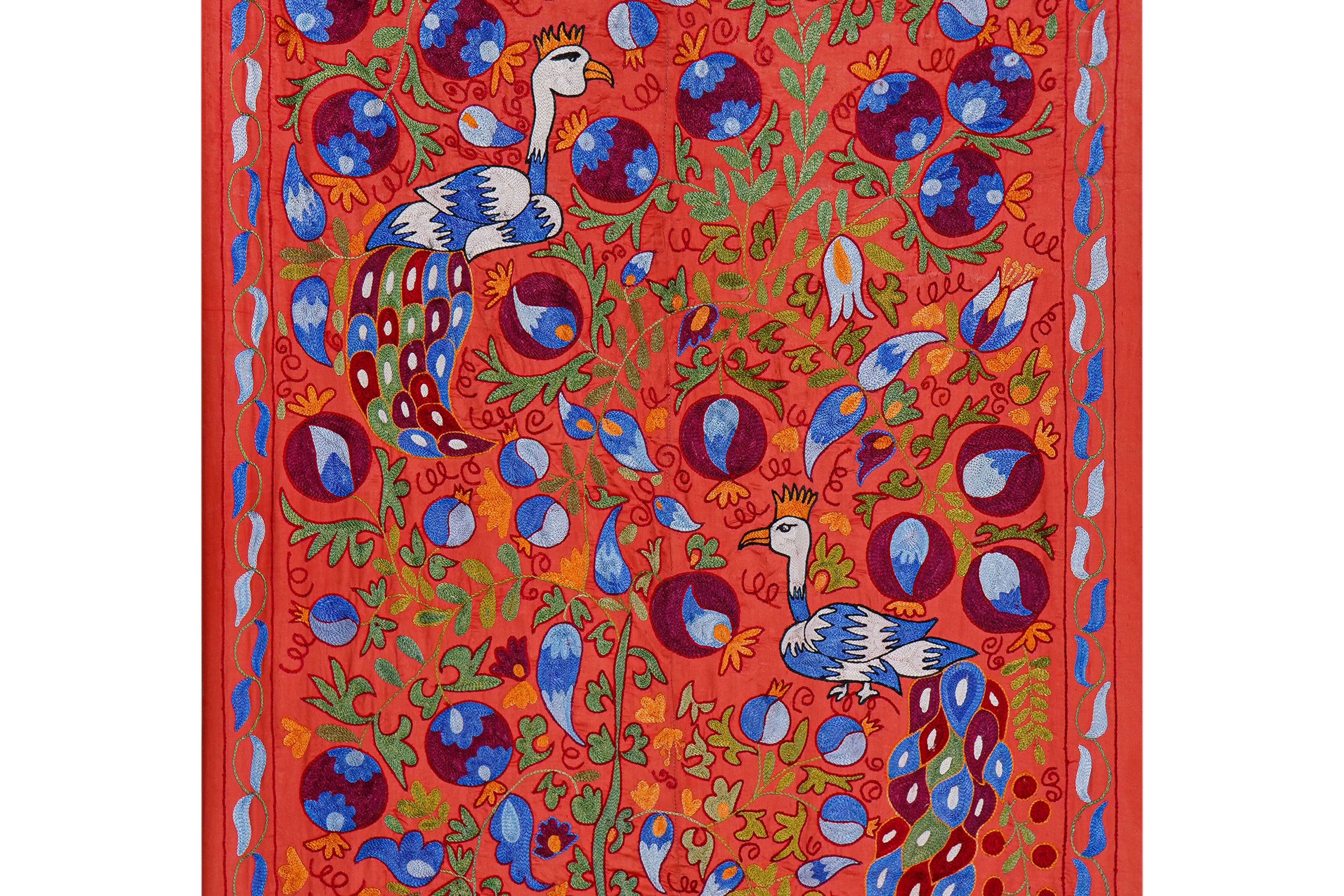 Hand-knotted rug, vintage Turkish rug 103x185 cm