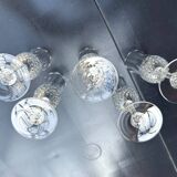 5 Cristal d'Arques champagne flutes, Lonchamp Vintage model