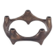 Bronze Brutalist Candle Holder
