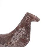 Moroccan stone bird paperweight, 1970s