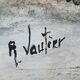 Beautiful watercolor signed a . vautier no. 2
