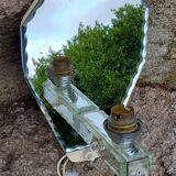 Pair of Murano mirror wall lights from the 50s