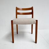 Set re upholstered Model 84 chairs by Niels Otto Møller, 1960s
