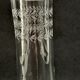 Engraved crystal carafe from the late 19th to early 20th century.