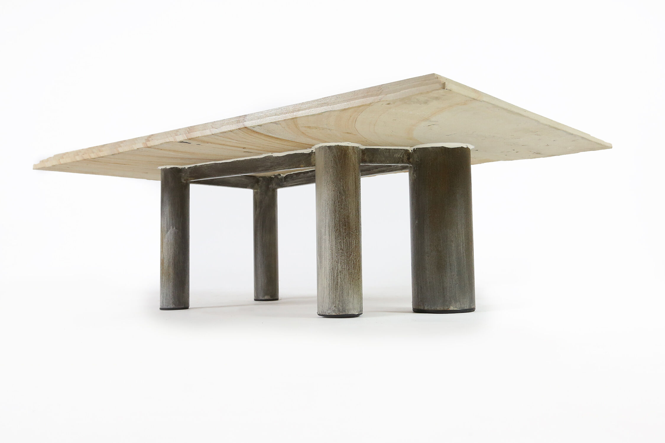 Brutalist Coffee Table by Pia Manu, Belgium, 1970s