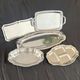 Serving Tray Set of 5, 1960s French Mid Century Tableware,