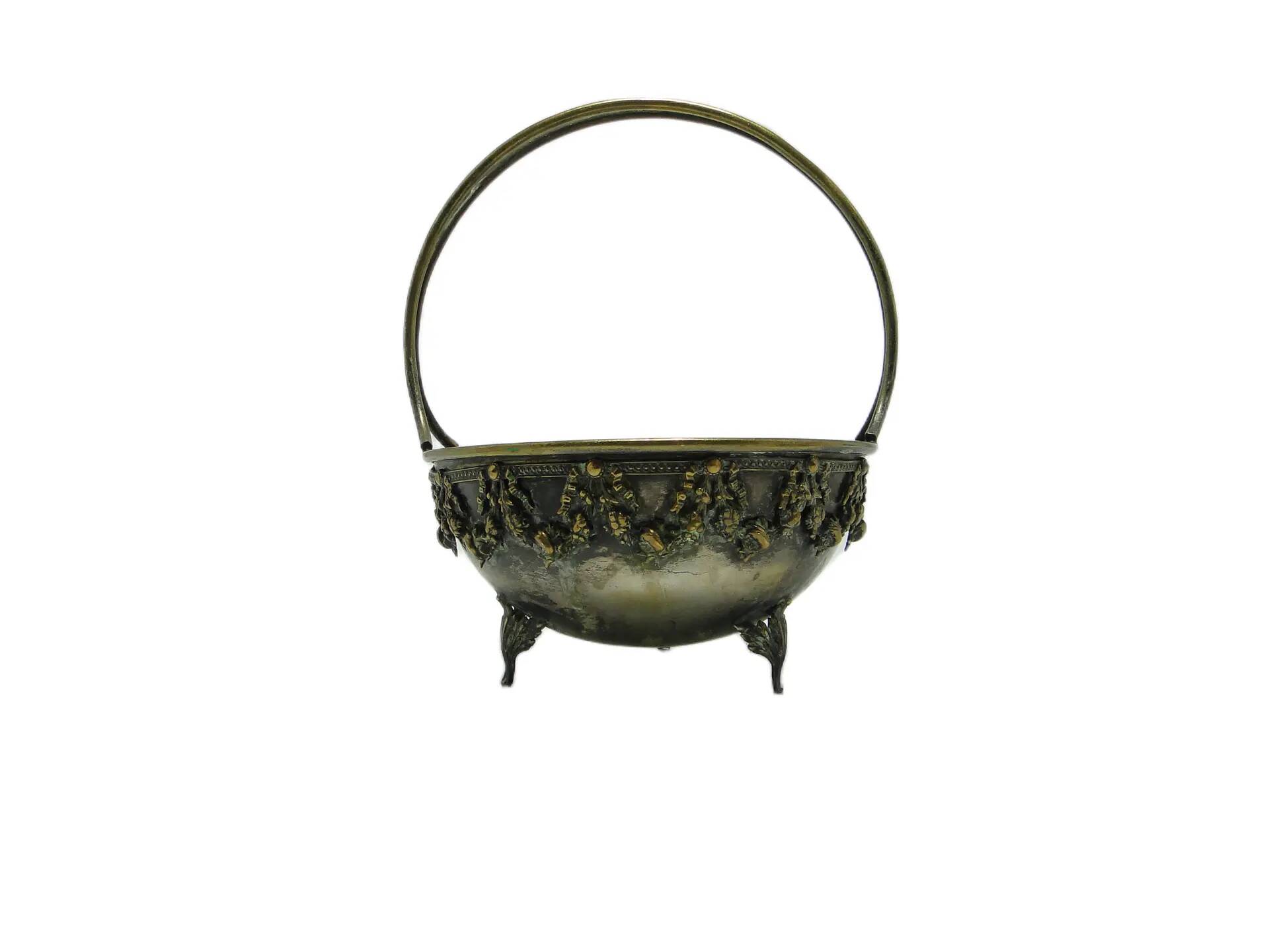 Baroque decorative bowl, brass, Germany, 1930s.
