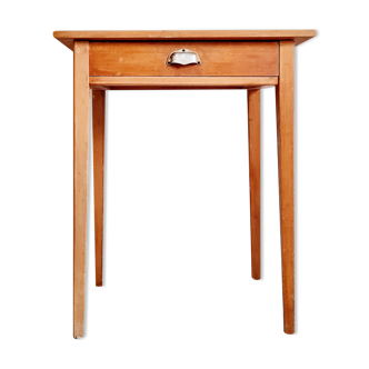 Old wooden drawer table