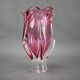 Mid-century pink art glass vase by Josef Hospodka, Czechoslovakia, 1960s.
