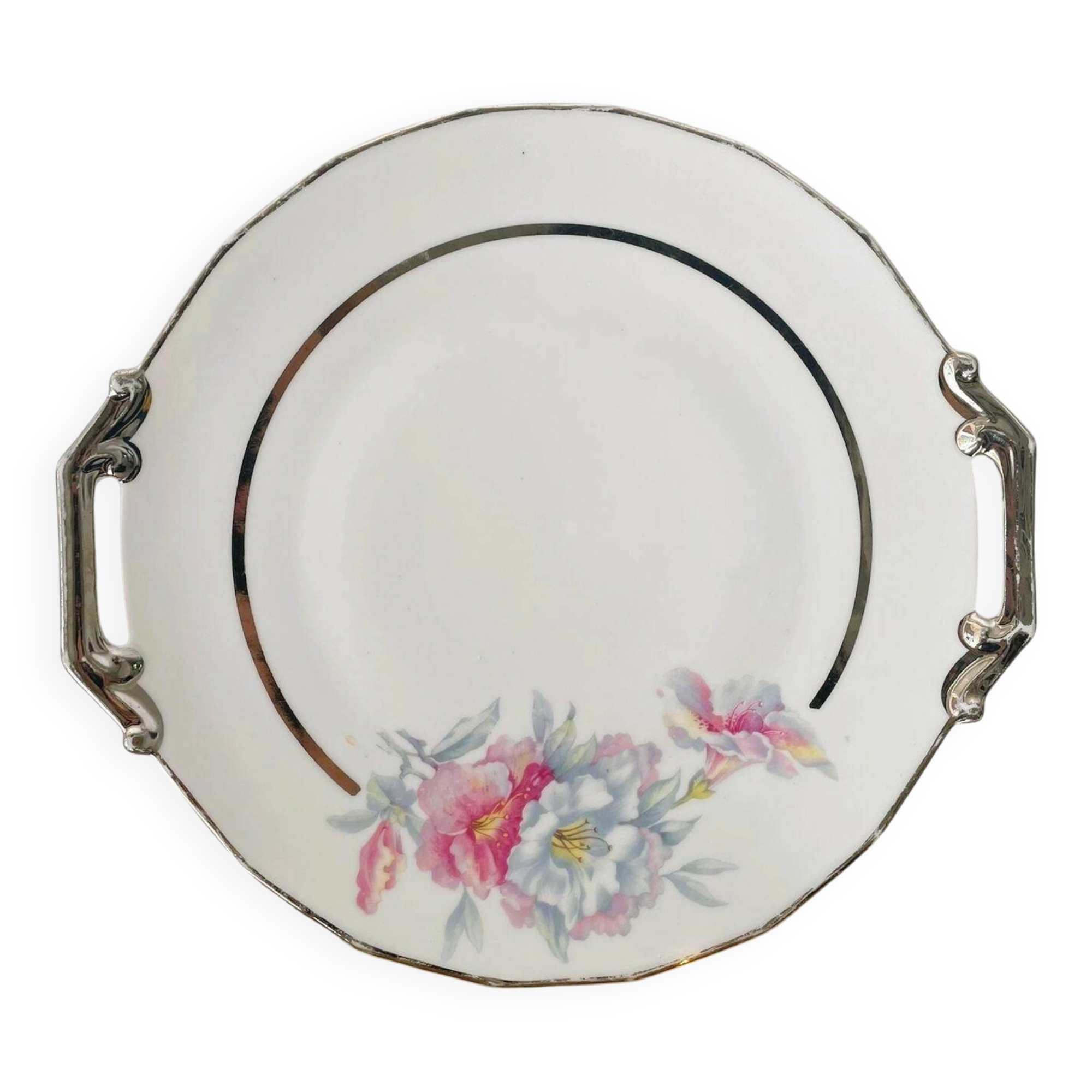 Peony porcelain dish