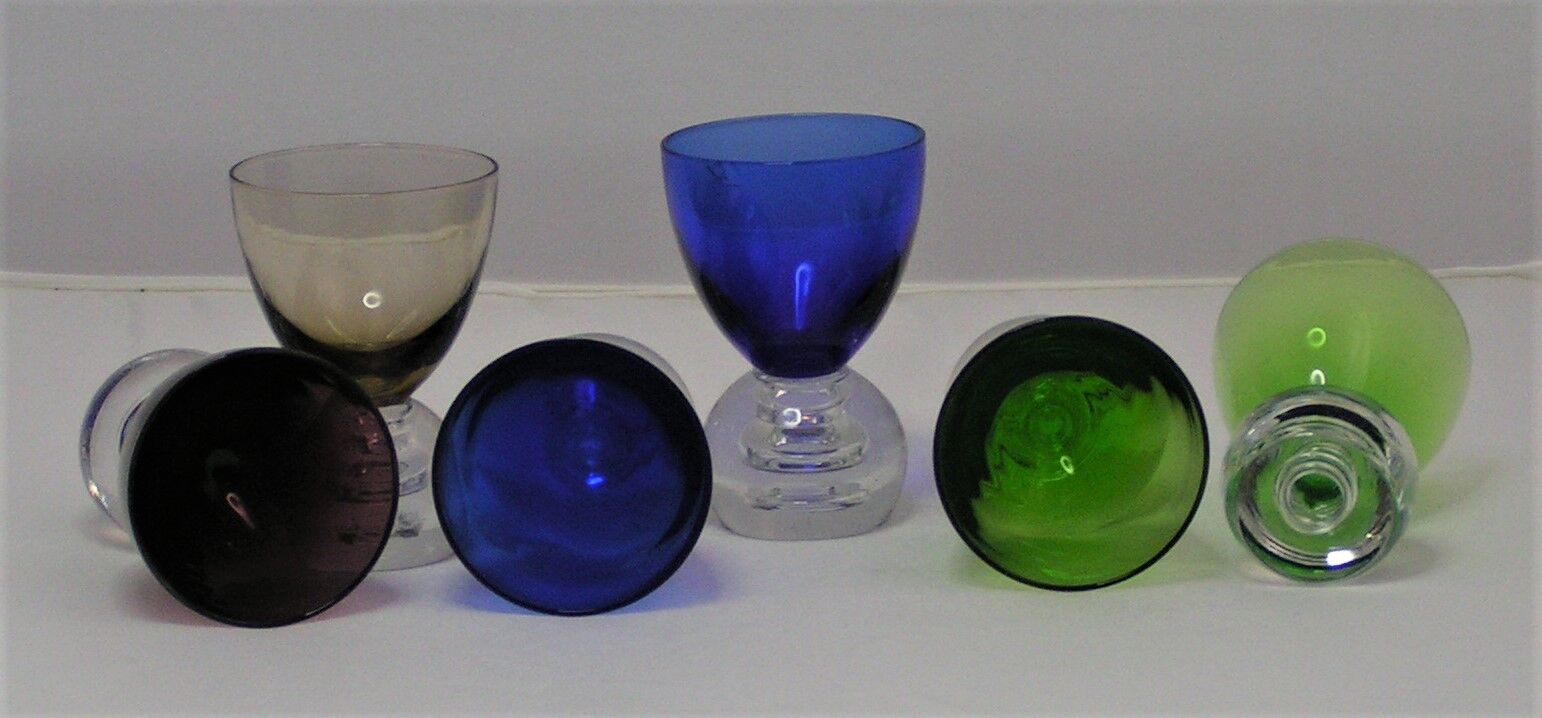 Verres à liqueur en "Murano"