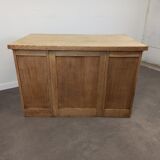 Desk with oak drawers