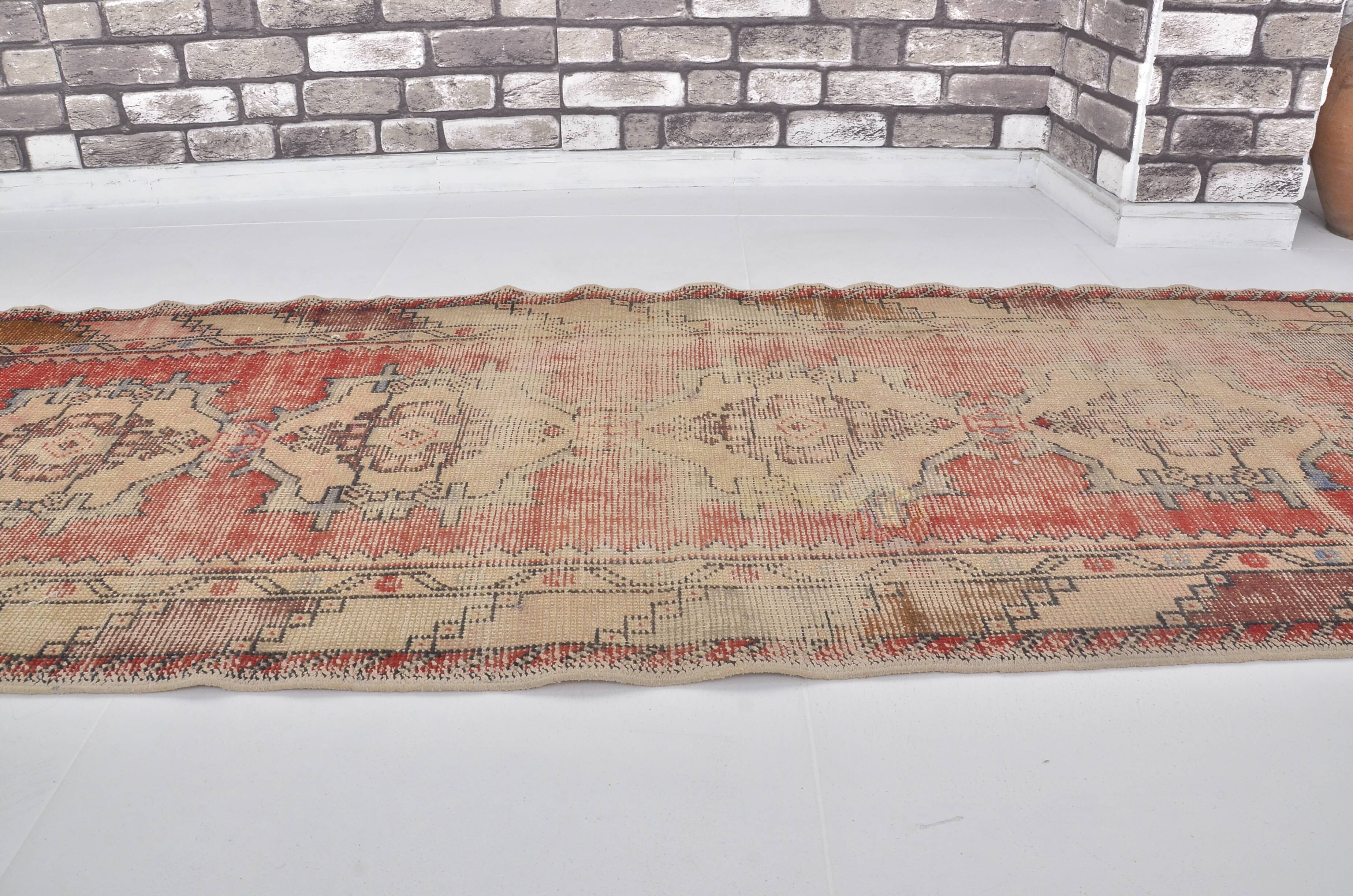 Turkish Handmade Oushak Runner Rug