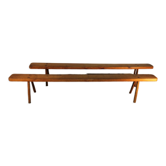 Pair of benches, XX th