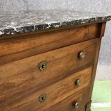 Chest of drawer restoration XIXth Walnut