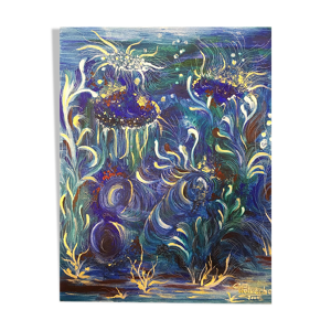 huile sur toile de G.