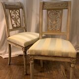 Pair of Directoire chairs