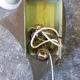 Paire d'appliques 1950 vintage en métal et verre opalin années 50 rockabilly wall lights
