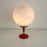 Lampe de table vintage Verre Valasske Mezirici, 1970