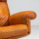 De Sede DS-31 high-back lounge chair in natural leather, Switzerland, 1970
