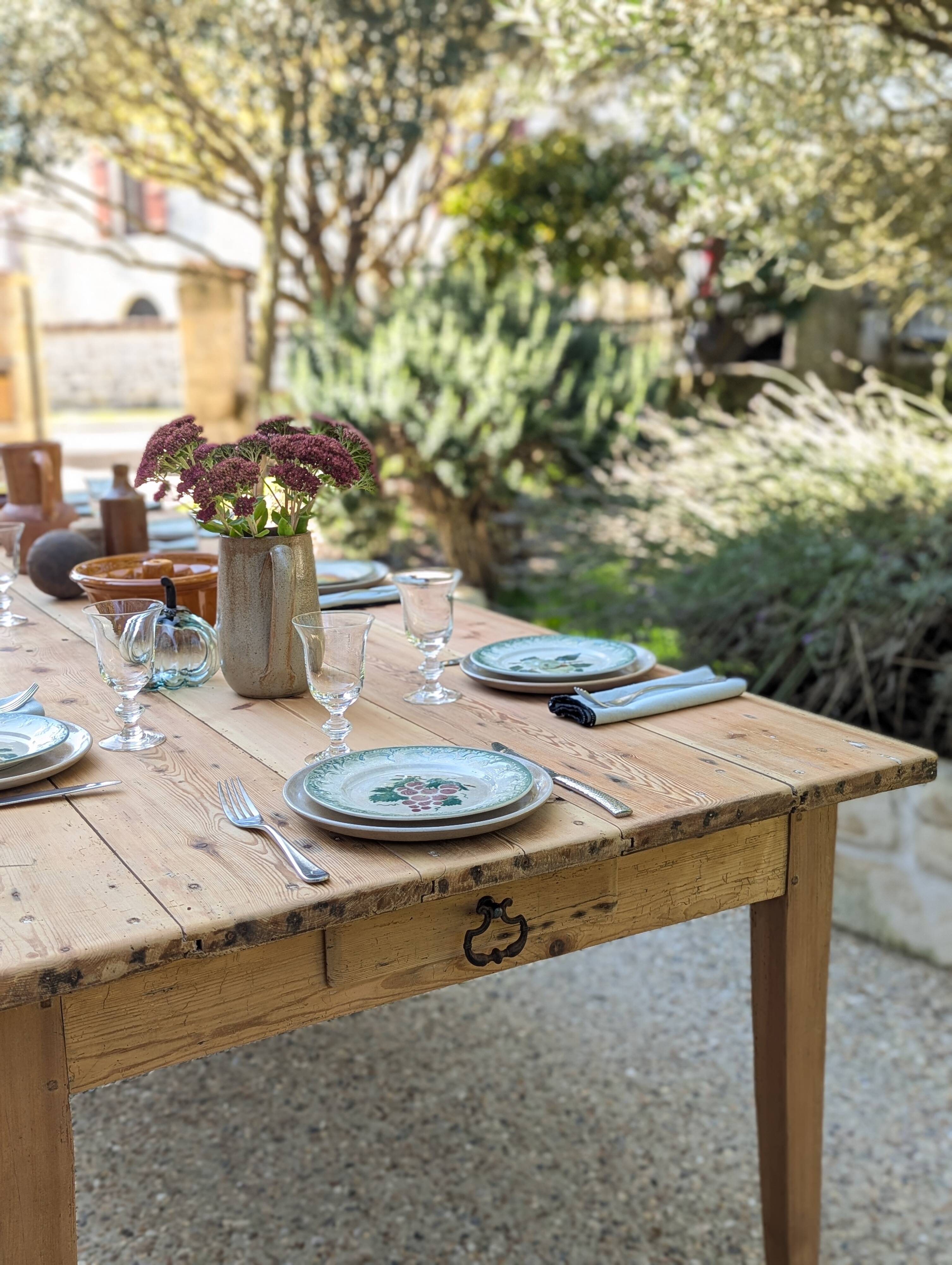 Large farmhouse table